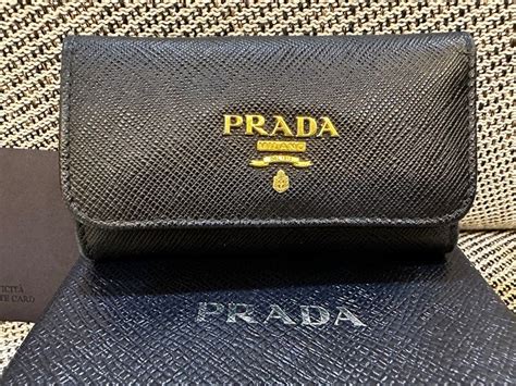 car key pouch prada|prada keychain for women.